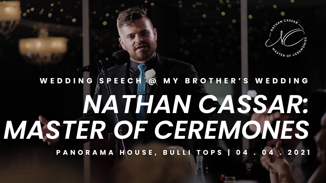 The Wedding Speech That Changed My Life | Groomsman to Pro MC | Nathan Cassar: Master of Ceremonies