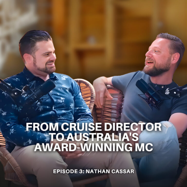 Episode 3: From Cruise Director to Australia’s Award-Winning MC | Nathan Cassar