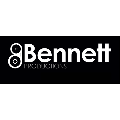 Bennett Productions logo on black background