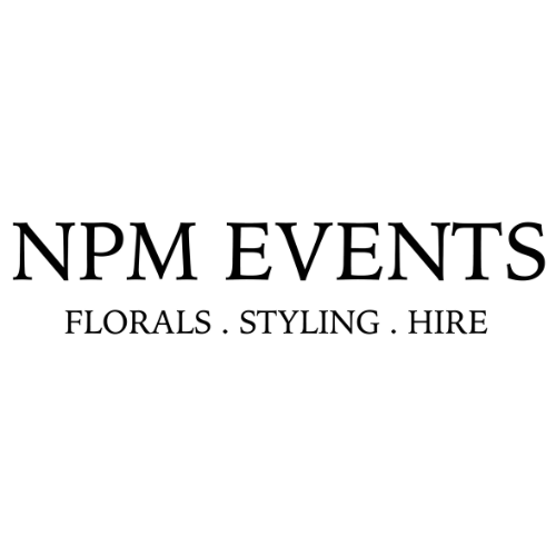 NPM Events florals, styling and hire services logo